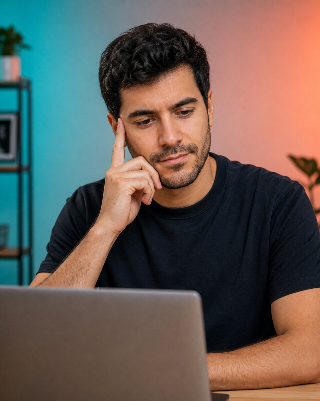 Persona revisando por qué una solución digital no está funcionando