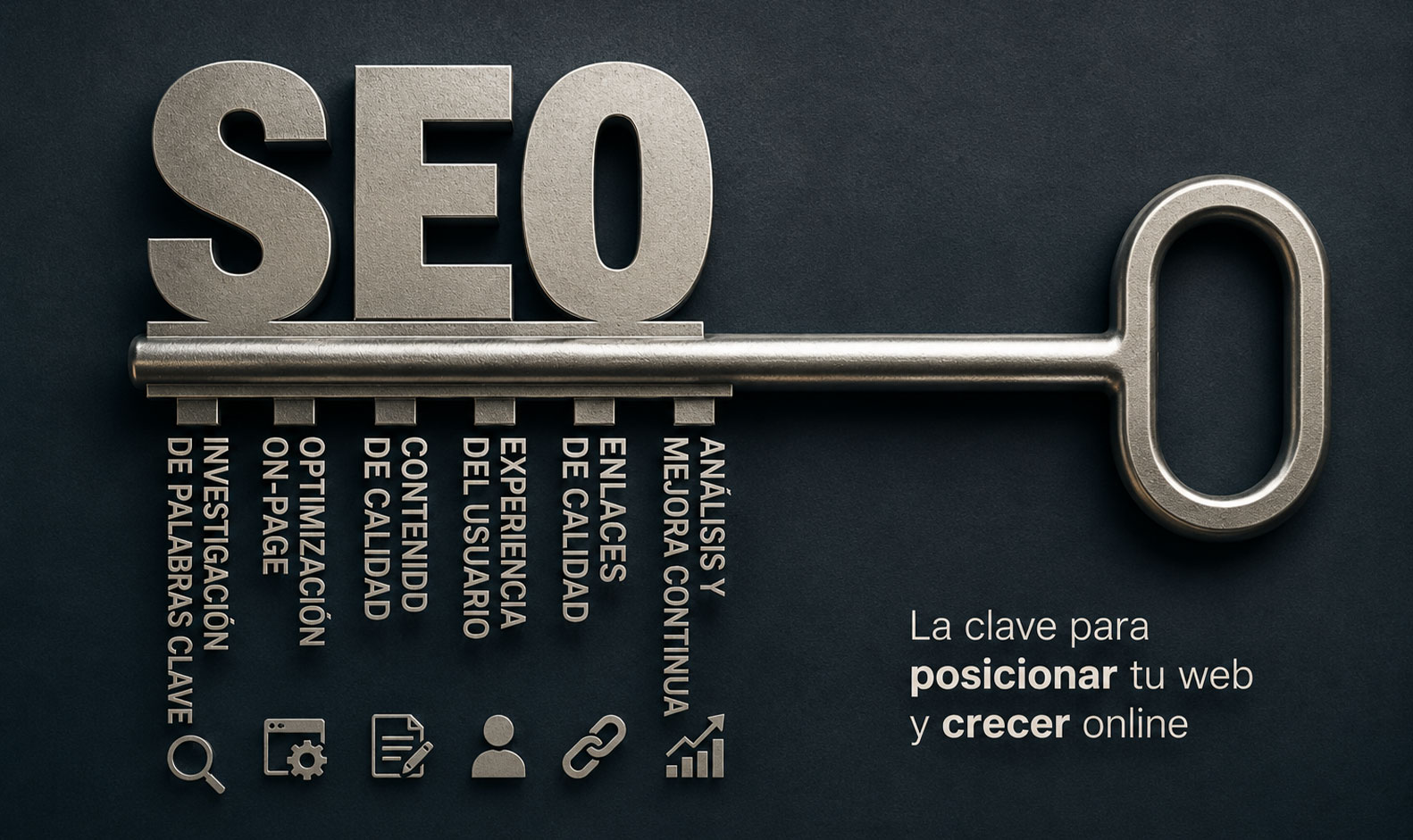Página web sin estrategia SEO para aparecer en Google
