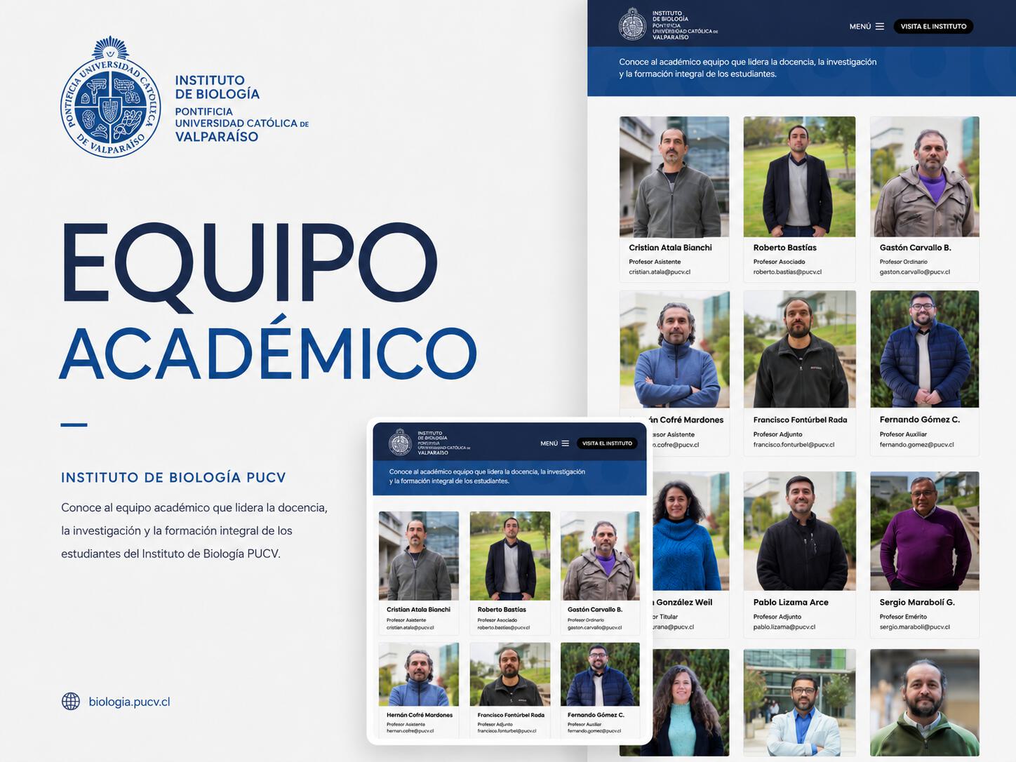 Arquitectura de información para sitio académico del Instituto de Biología PUCV