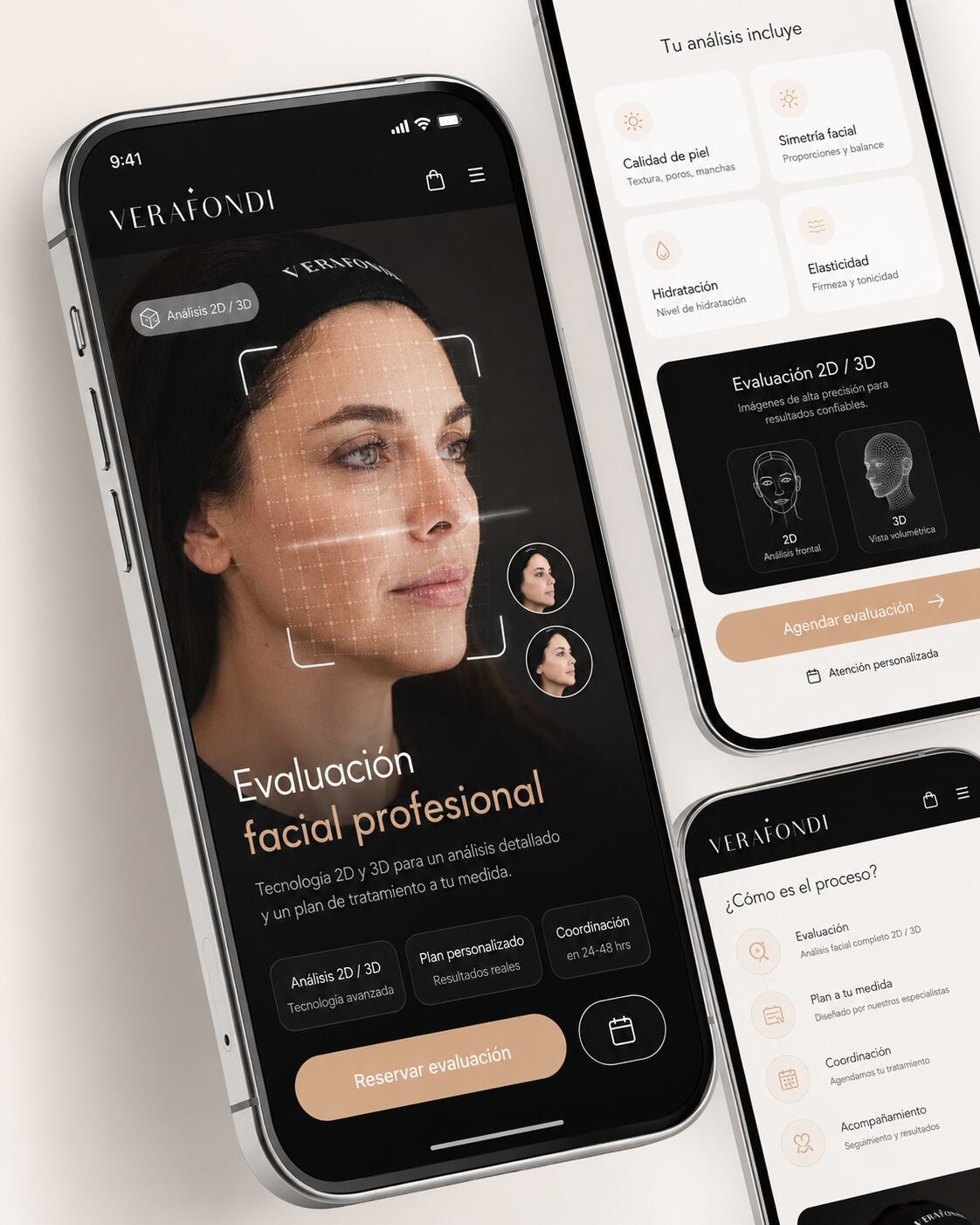Diseño web premium para clínica estética