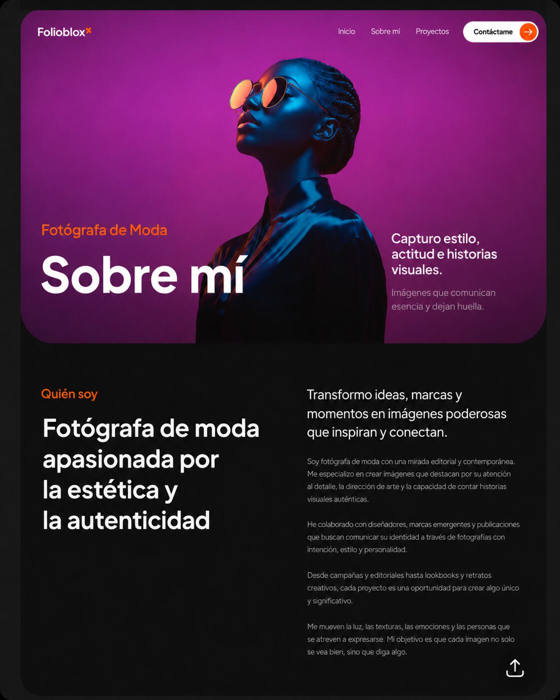 Página web WordPress moderna y administrable
