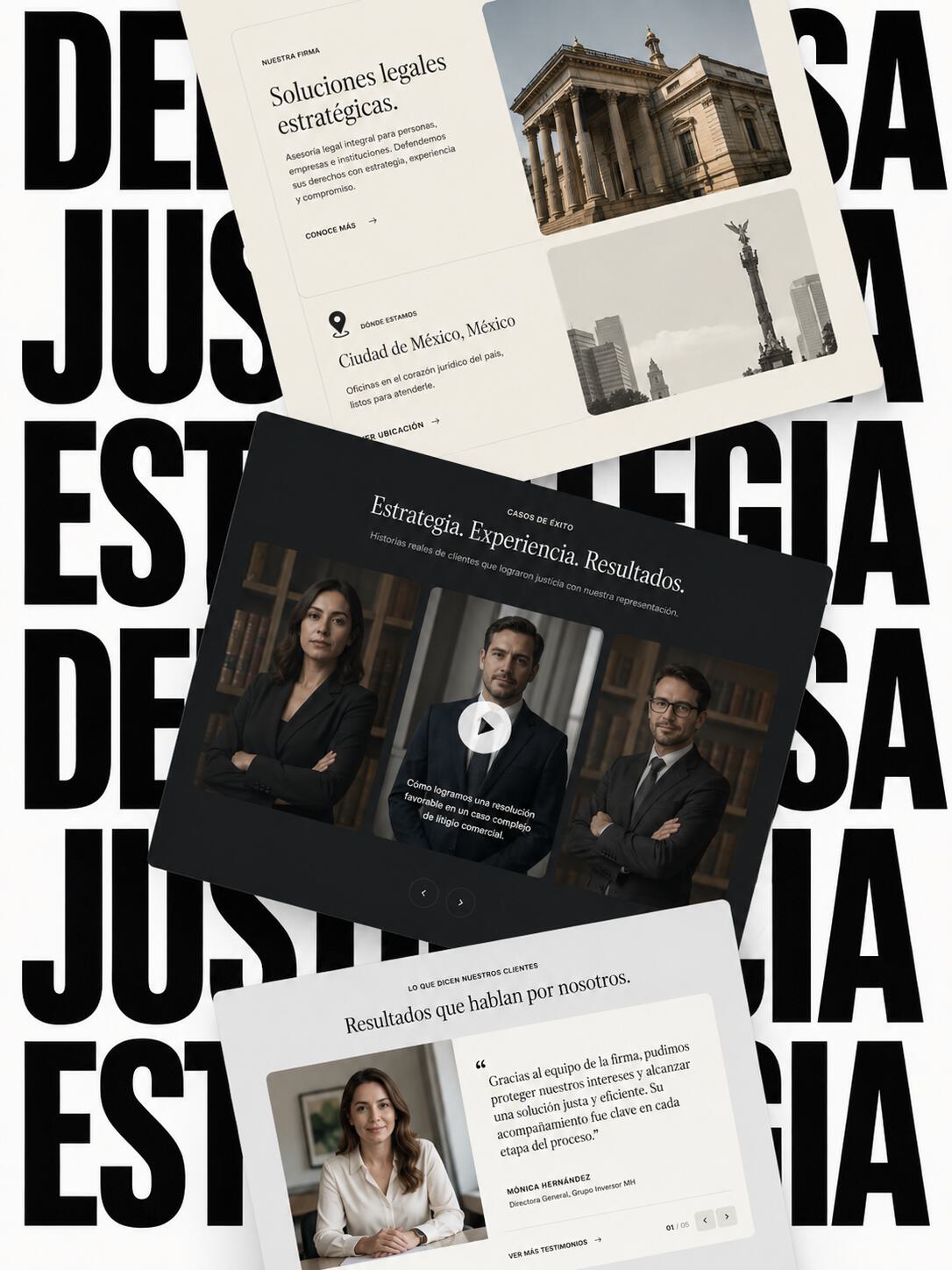 Diseño web para servicios legales orientado a consultas