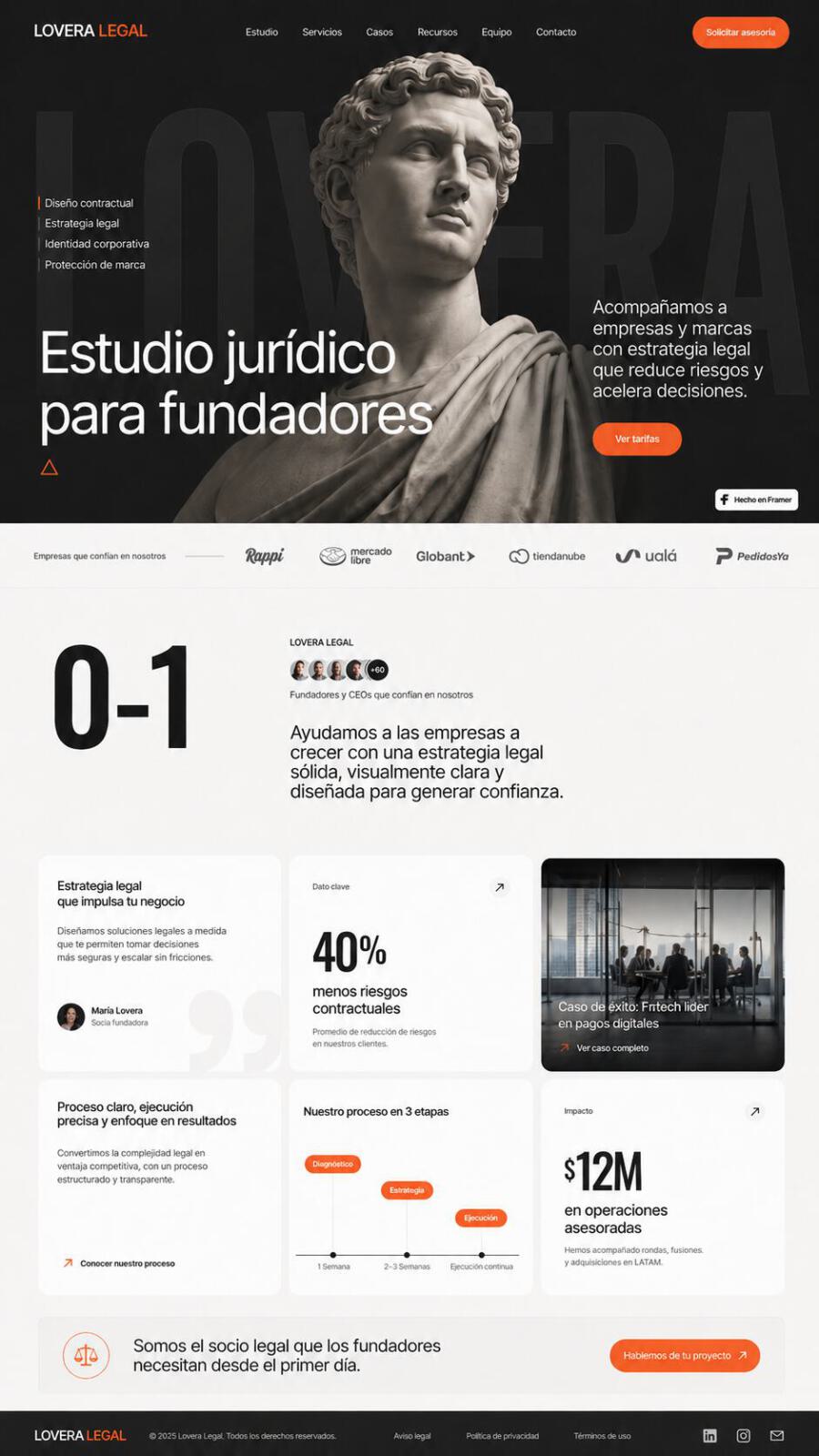 Página web profesional para abogados y estudios jurídicos