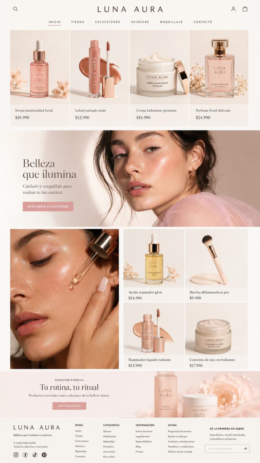 Ecommerce de belleza