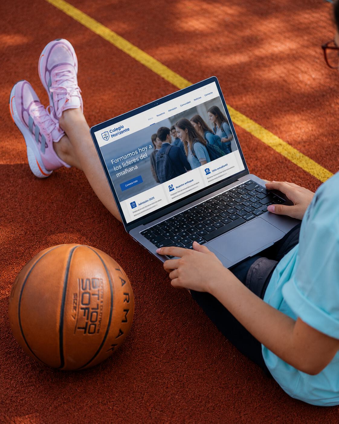 Página web escolar para colegios e instituciones educativas