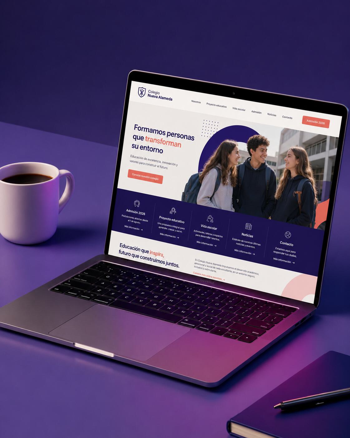 Sitios web estudiantiles para colegios
