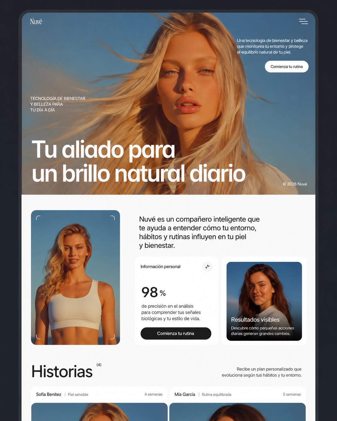 Web corporativa moderna para presentar servicios de empresa