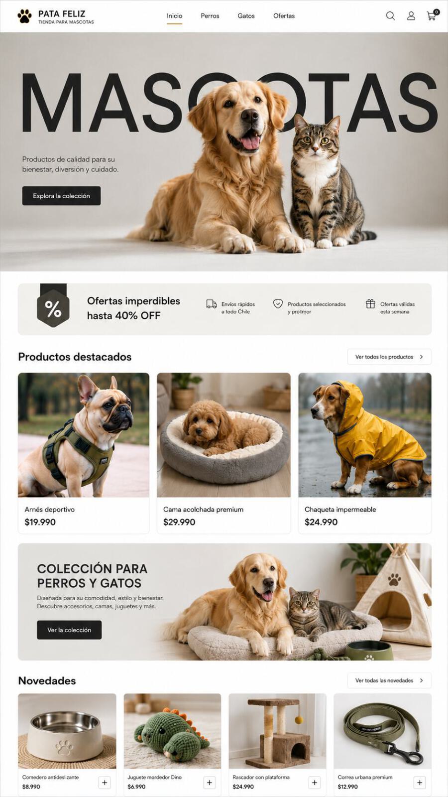 Ecommerce para petshop