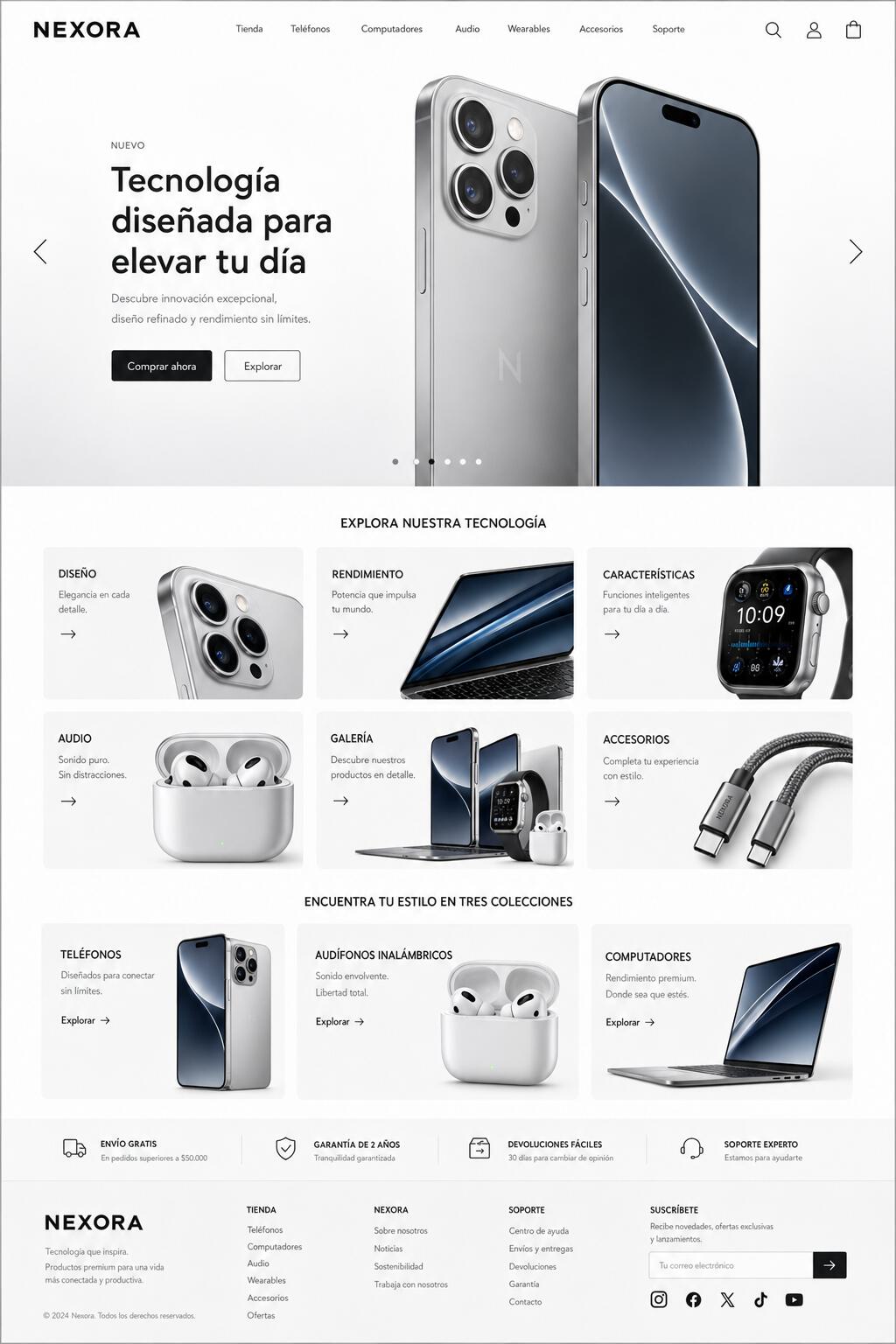Ecommerce de tecnología