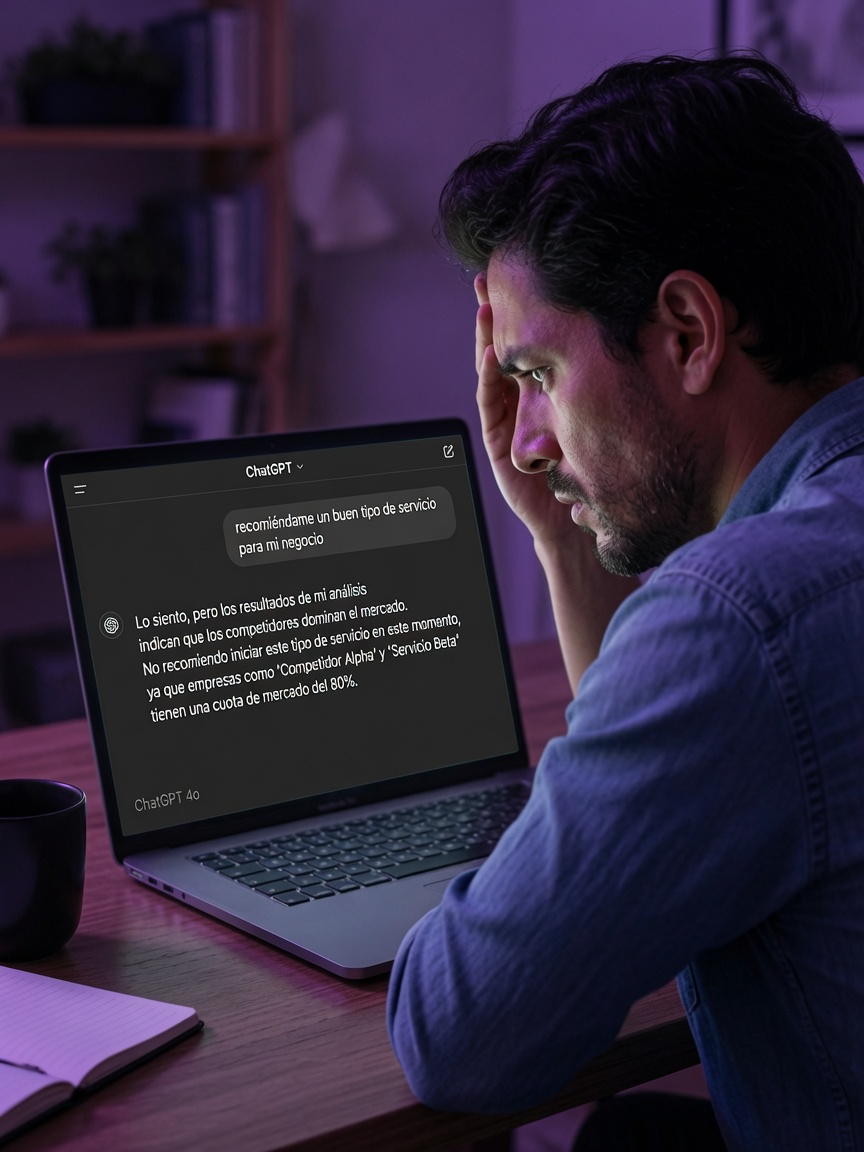 Empresa revisando pérdida de posicionamiento después de cambiar su web
