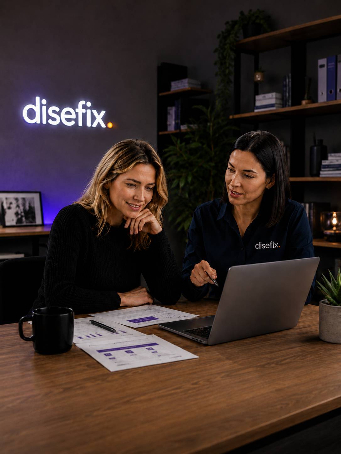 Equipo Disefix diagnosticando contenido que no se posiciona