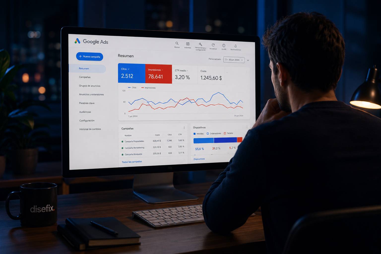 Campañas pagadas reemplazando una estrategia digital sostenible