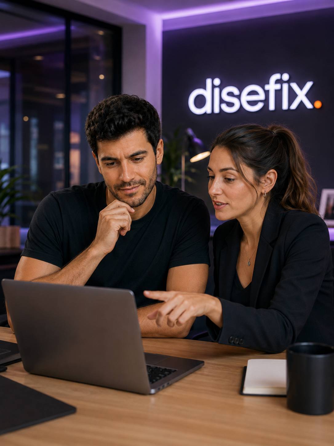 Equipo Disefix diagnosticando con el cliente por qué su proyecto digital no funciona
