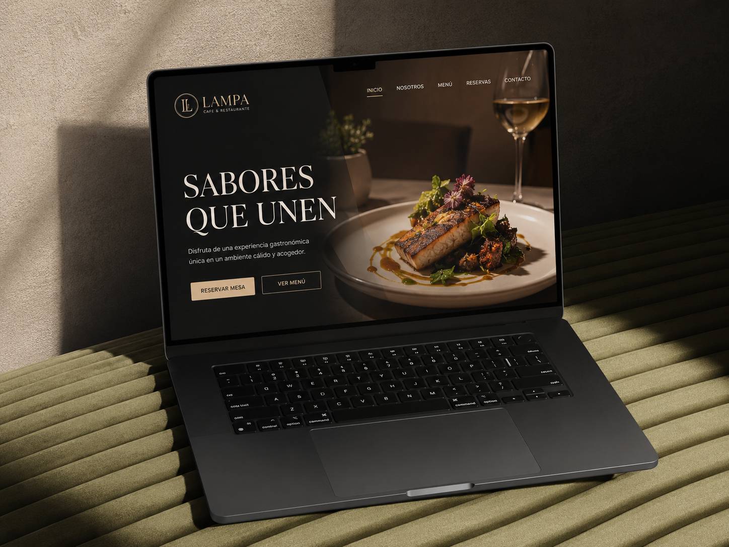 Administración de página web gastronómica