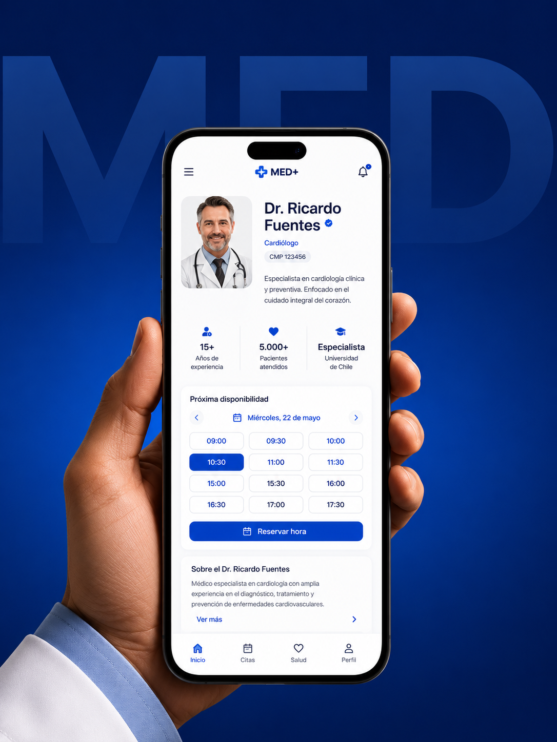 Diseño de experiencia para pacientes en una página web clínica