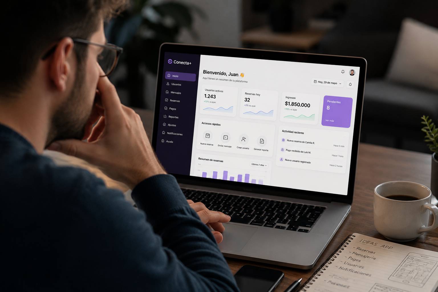 Diseño UX UI para que una app sea fácil de usar y sostener