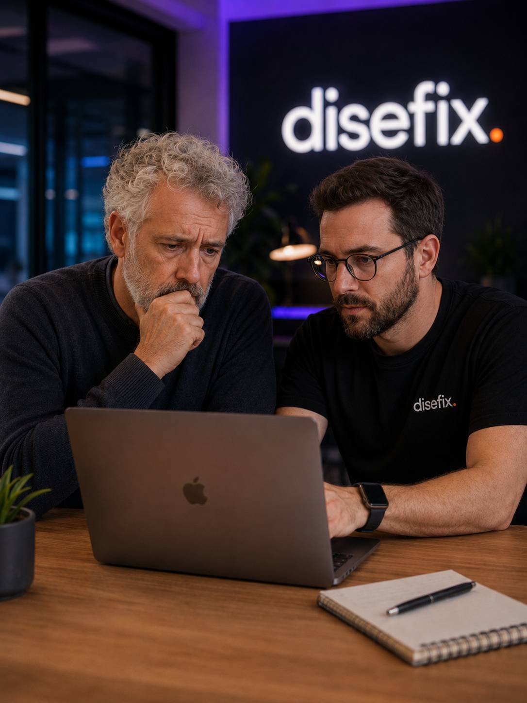 Equipo Disefix diagnosticando pérdida de posicionamiento en Google tras una migración SEO