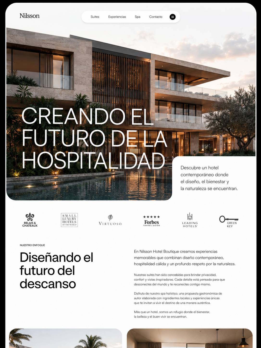 Administración de página web hotelera