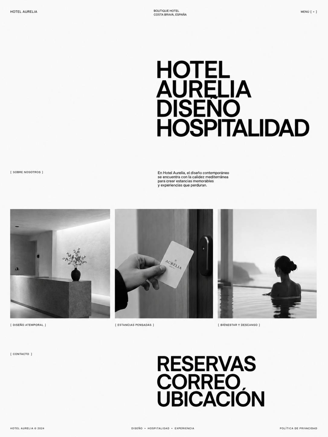 Diseño web para reservas de alojamiento