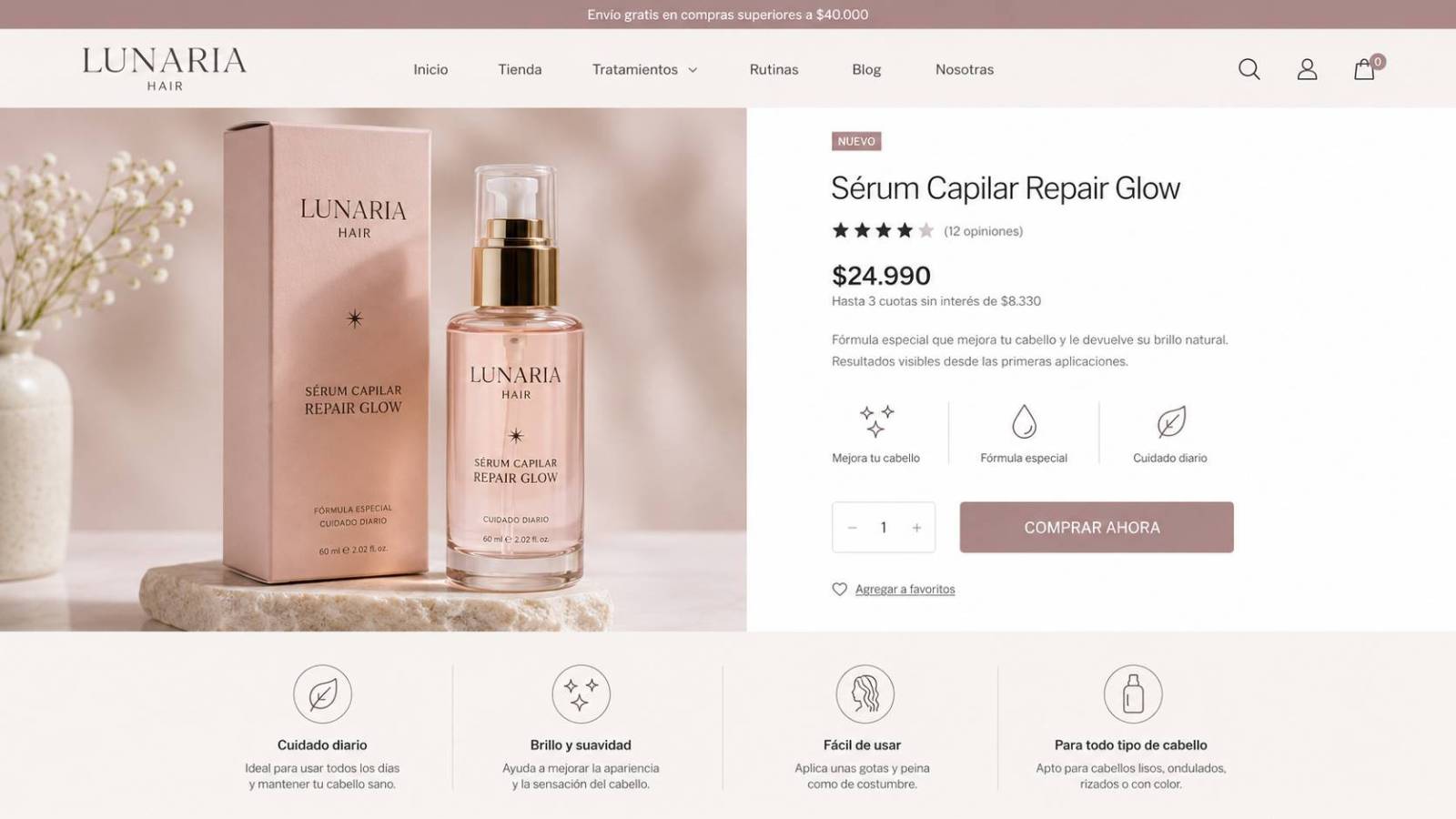 Cliente comparando ofertas después de hacer clic en un anuncio