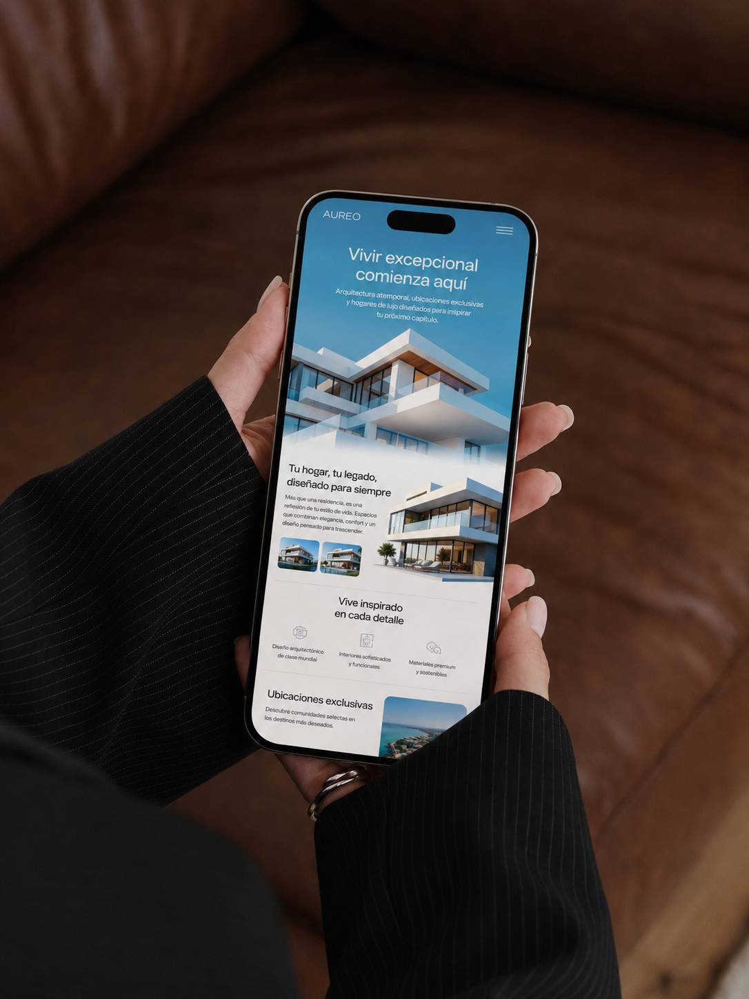 Catálogo y filtros para sitio web inmobiliario