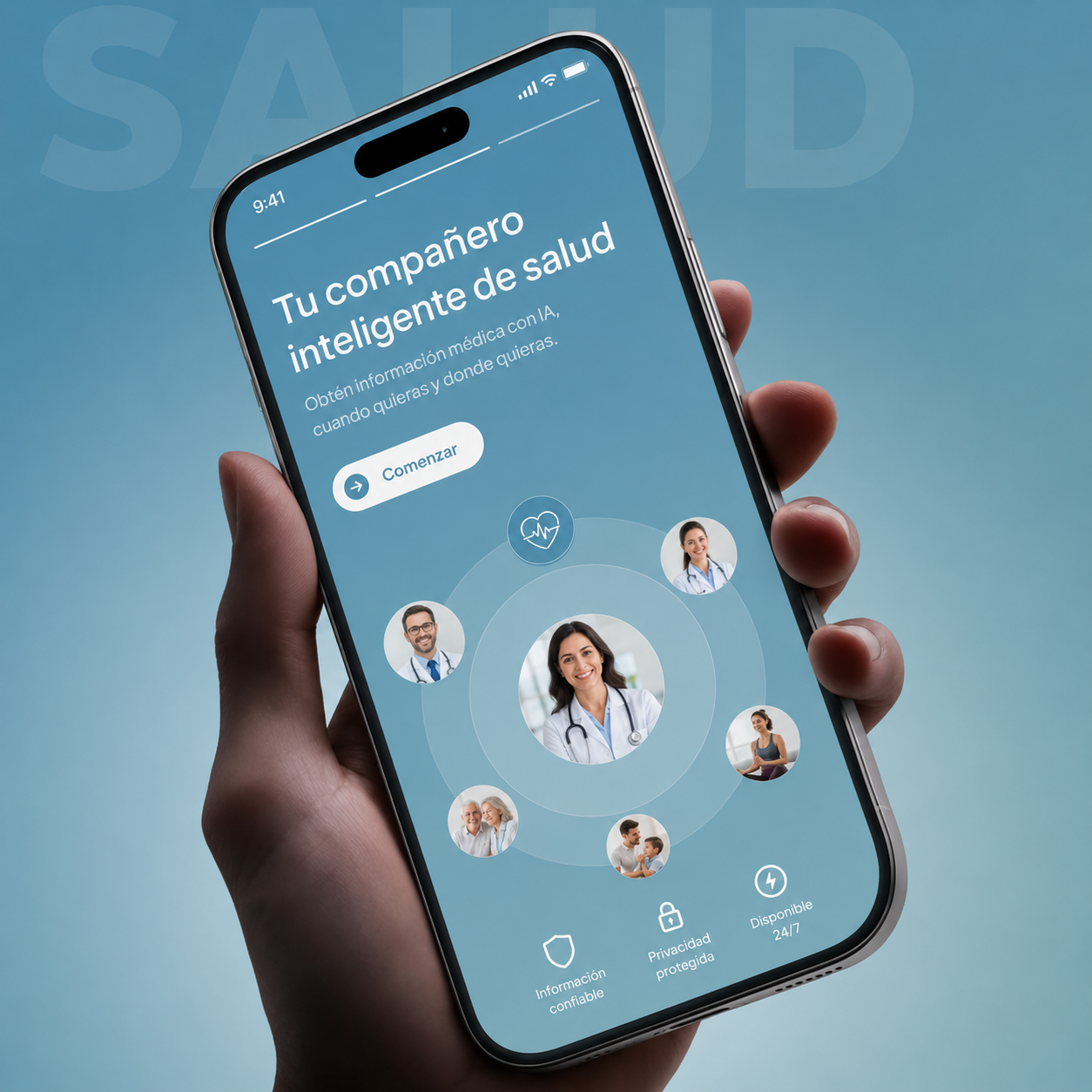 Web para especialidades médicas y profesionales de salud