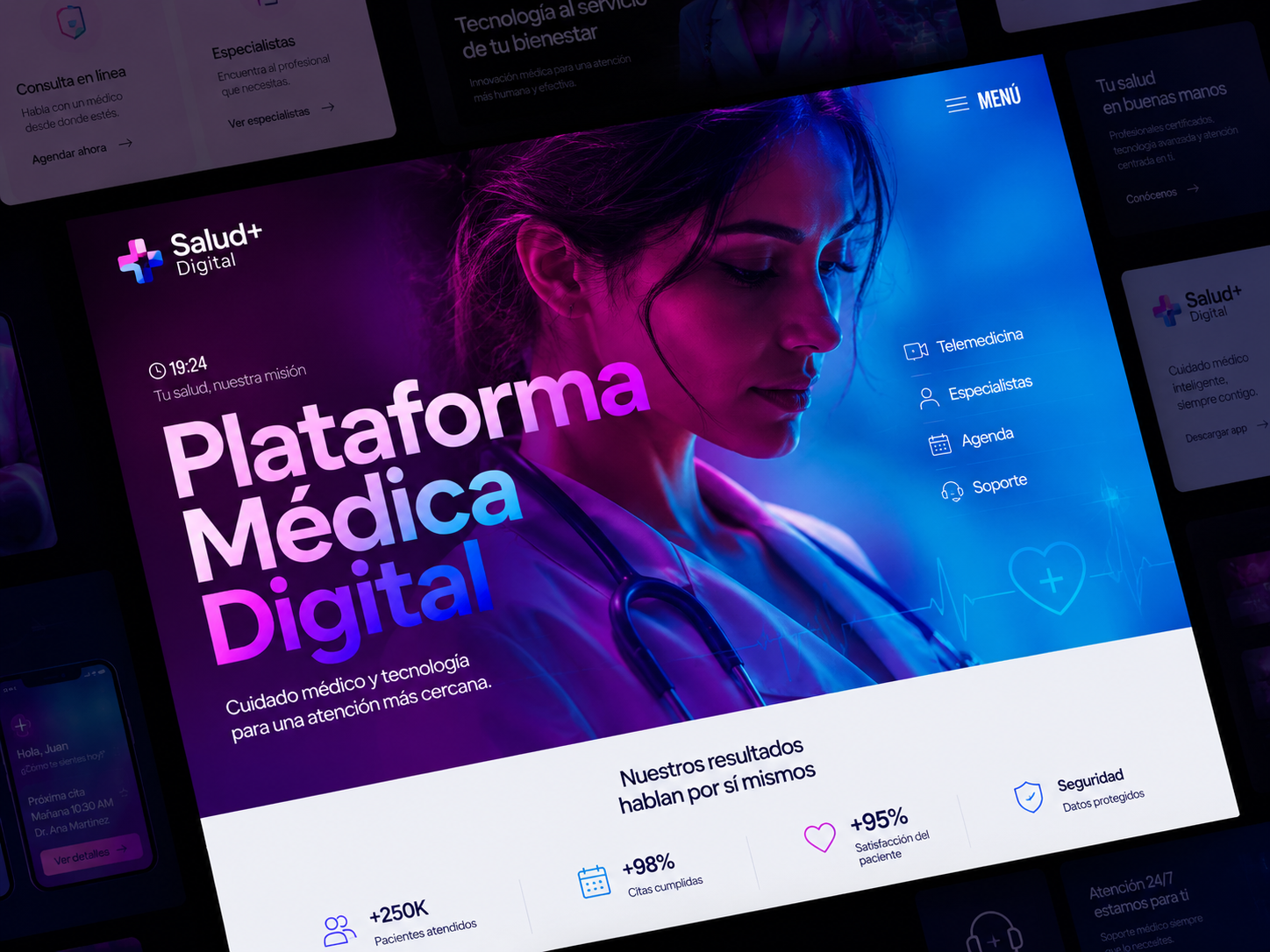 Sitio web para centro de salud