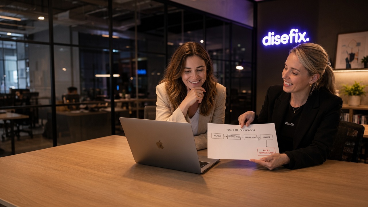 Revisión de landing page para campañas que reciben clics pero no convierten
